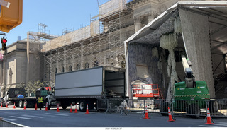 New York City - construction at the Metropolitan Art Museum