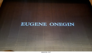 New York City - Lincoln Center - Metropolitan Opera - Eugene Onegin