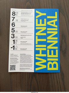 New York City - Whitney Museum brochure