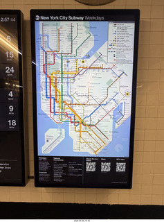 New York City - subway map
