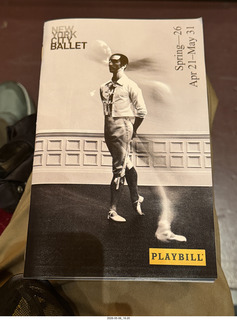 New York City Ballet - program