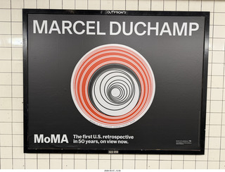New York City - MOMA subway ad