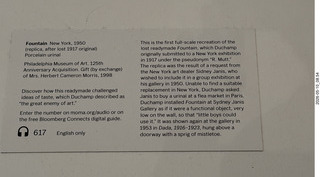 New York City - MoMA - Marcel Duchamp