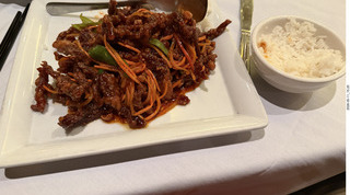 25 a2v. New York City - Shun Lee Chinese restaurant meal