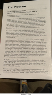 48 a2v. New York City - Carnegie Hall - Oratorio Society of New York program