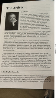 54 a2v. New York City - Carnegie Hall - Oratorio Society of New York program