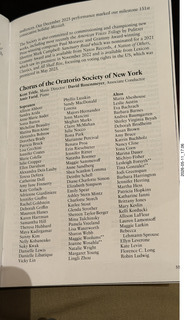 58 a2v. New York City - Carnegie Hall - Oratorio Society of New York program