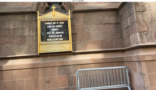 62 a2v. New York City - Fifth Avenue Presbyterian Church sign