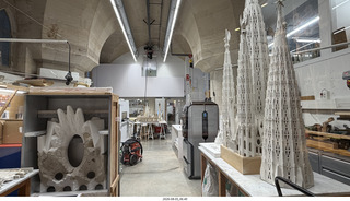 135 a2y. Spain - Barcelona - Sagrada Familia museum models