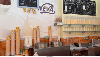 157 a2y. Spain - Barcelona - juice-drink shop
