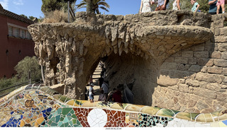 63 a2y. Spain - Barcelona - Park Guell (Gaudi)