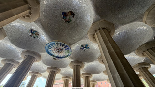 84 a2y. Spain - Barcelona - Park Guell (Gaudi)