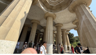88 a2y. Spain - Barcelona - Park Guell (Gaudi)