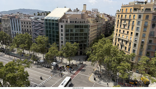 189 a2y. Spain - Barcelona - La Pedrera - roof view