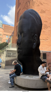 36 a2y. Spain - Barcelona - Born neighborhood - flat-face sculpture