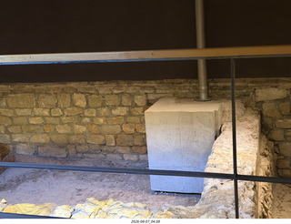 162 a2y. Spain - Barcelona - old Roman-Empire underground ruins