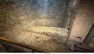 169 a2y. Spain - Barcelona - old Roman-Empire underground ruins