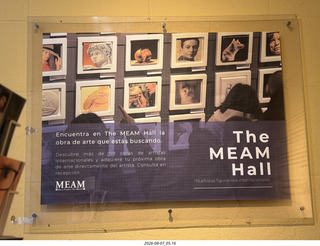 296 a2y. Spain - Barcelona - Born neighborhood - Figurative Art Museum sign
