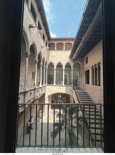 391 a2y. Spain - Barcelona - Born neighborhood - Picasso Museum - view