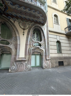 429 a2y. Spain - Barcelona - one of the wavy houses