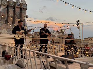 453 a2y. Spain - Barcelona - music at La Pedrera