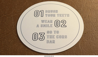 3 a2y. Spain - Barcelona - Seventy Hotel coaster