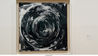 99 a2y. Spain - Bilbao - Guggenheim Museum - Jasper Johns Night Driver