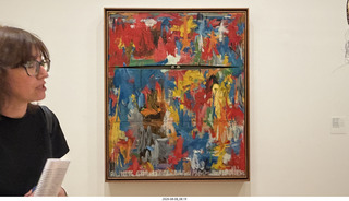 111 a2y. Spain - Bilbao - Guggenheim Museum - Jasper Johns Night Driver