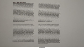 136 a2y. Spain - Bilbao - Guggenheim Museum - Jasper Johns Night Driver sign