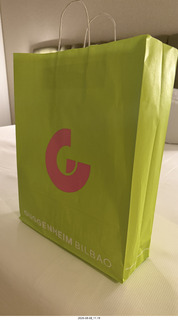 305 a2y. Spain - Bilbao - Guggenheim gift shop bag