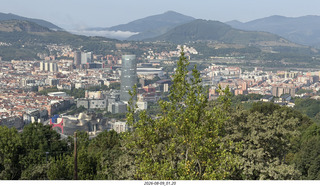 31 a2y. Spain - Bilbao - walking tour - city viewpoint