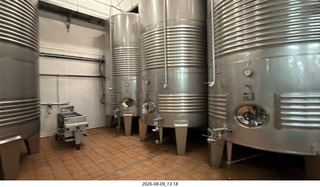 170 a2y. Spain - Bilbao wine tour winery - winemaking process