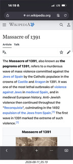 160 a2y. Spain - wikipedia on 1390 massacre