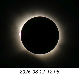 154 a2y. Spain - somebody else's total solar eclipse picture