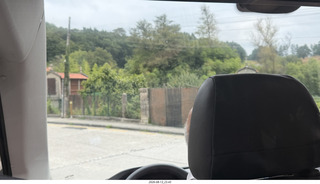 240 a2y. Spain - Santiago de Compostela - bus tour of north shore