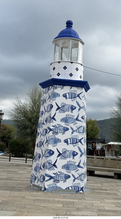 50 a2y. Spain - bus tour of north shore - monument