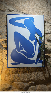 53 a2y. Spain - bus tour of north shore - cool artwork