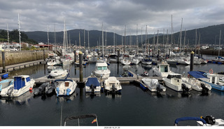 57 a2y. Spain - bus tour of north shore - marina