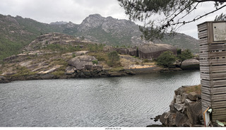 65 a2y. Spain - bus tour of north shore - river