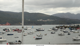 97 a2y. Spain - bus tour of north shore - marina