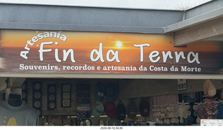 137 a2y. Spain - bus tour of north shore - Fisterra - the end of the world - giftshop