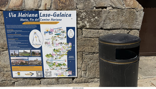 166 a2y. Spain - bus tour of north shore sign