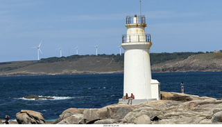 178 a2y. Spain - bus tour of north shore - lighthouse