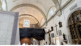 179 a2y. Spain - bus tour of north shore - church
