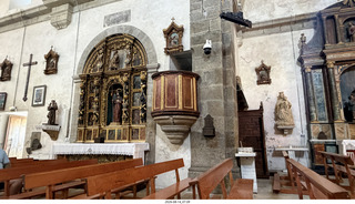 181 a2y. Spain - bus tour of north shore - church