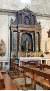 184 a2y. Spain - bus tour of north shore - church