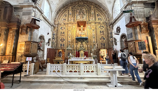 185 a2y. Spain - bus tour of north shore - church