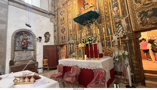 191 a2y. Spain - bus tour of north shore - church