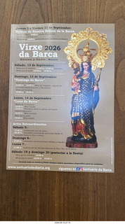 198 a2y. Spain - bus tour of north shore - church poster