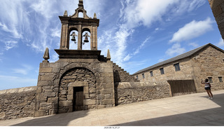 216 a2y. Spain - bus tour of north shore - church